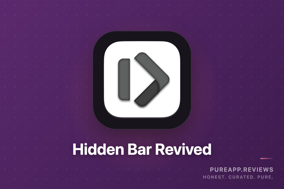 Keep Your Menu Bar Clutter Free With Hidden Bar Revived